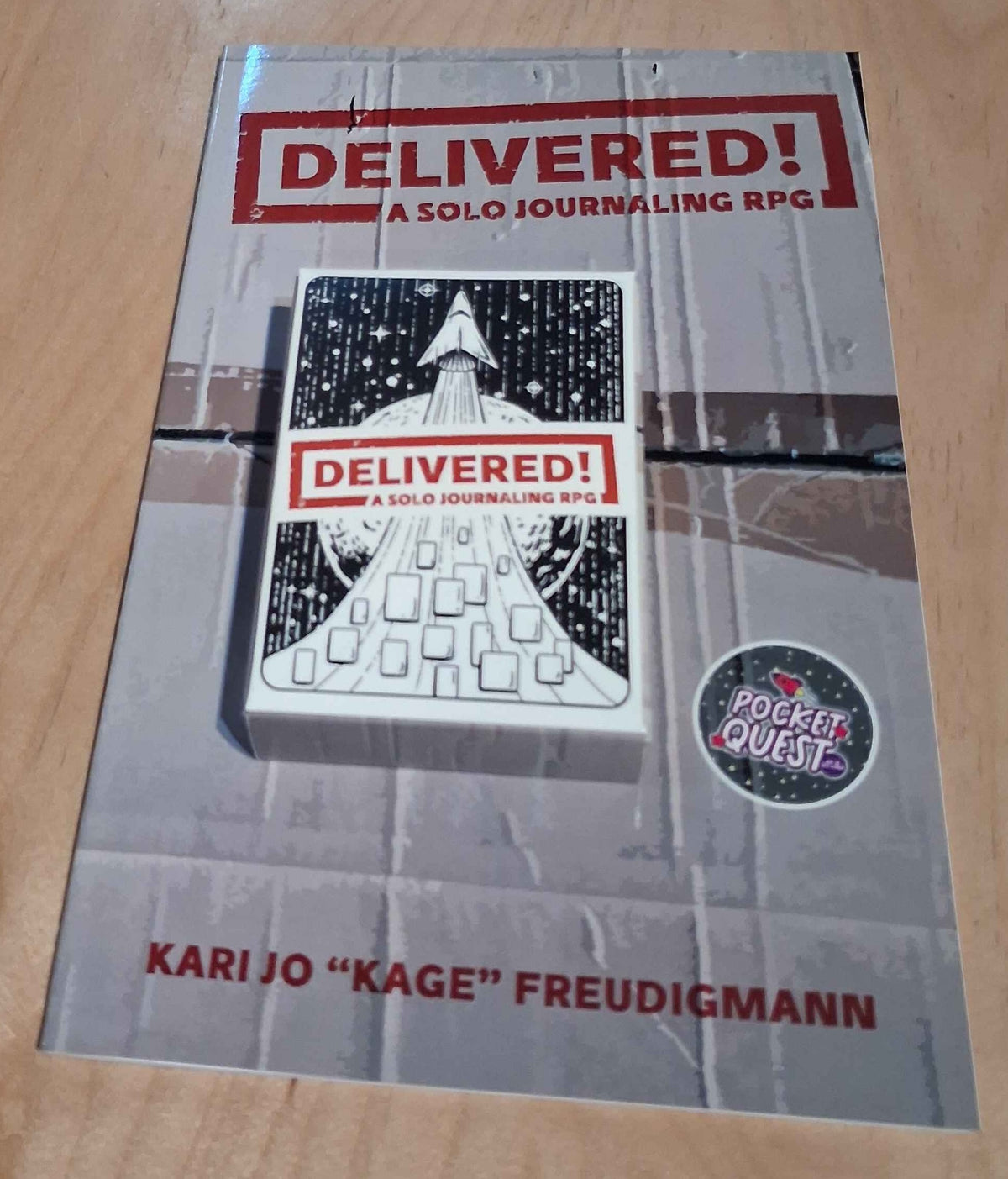 Delivered! A Solo Journaling RPG - Book and Cards Set