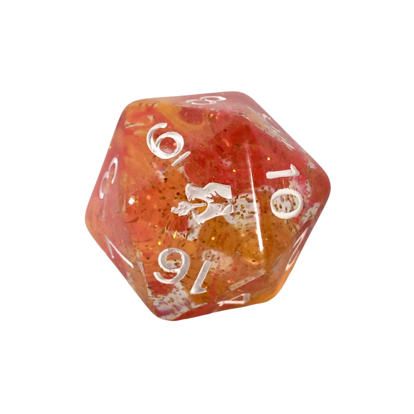 29mm XL d20 dice: Sorcerer's Bloodline w/ symbol - The Fourth Place