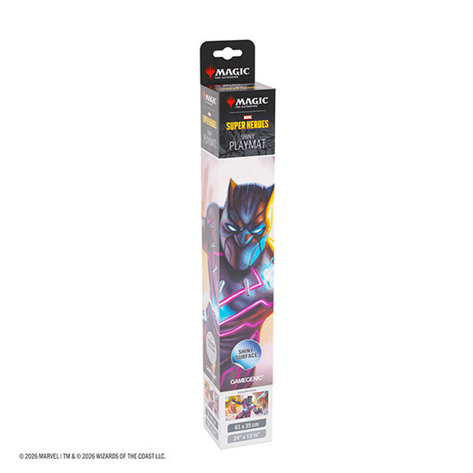 Marvel Super Heroes Shiny Playmat - Striking Black Panther