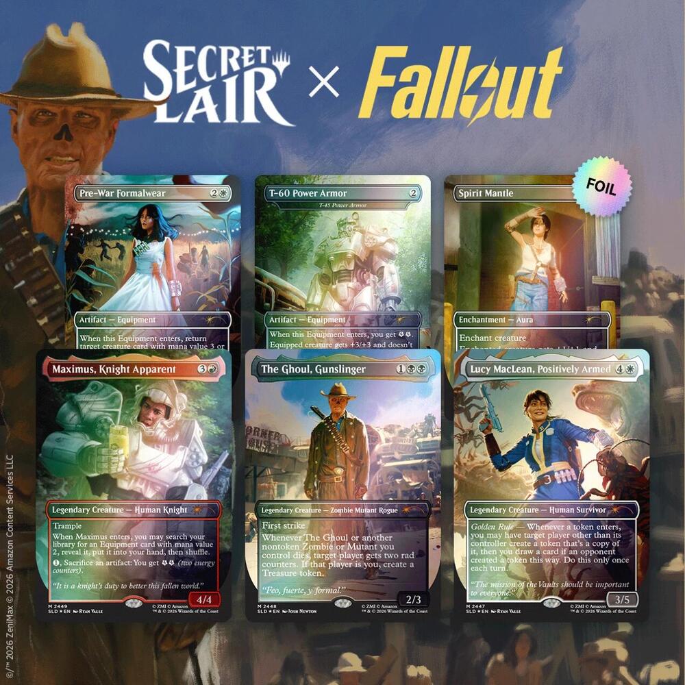 MTG Secret Lair x Fallout - Beyond Vault 33