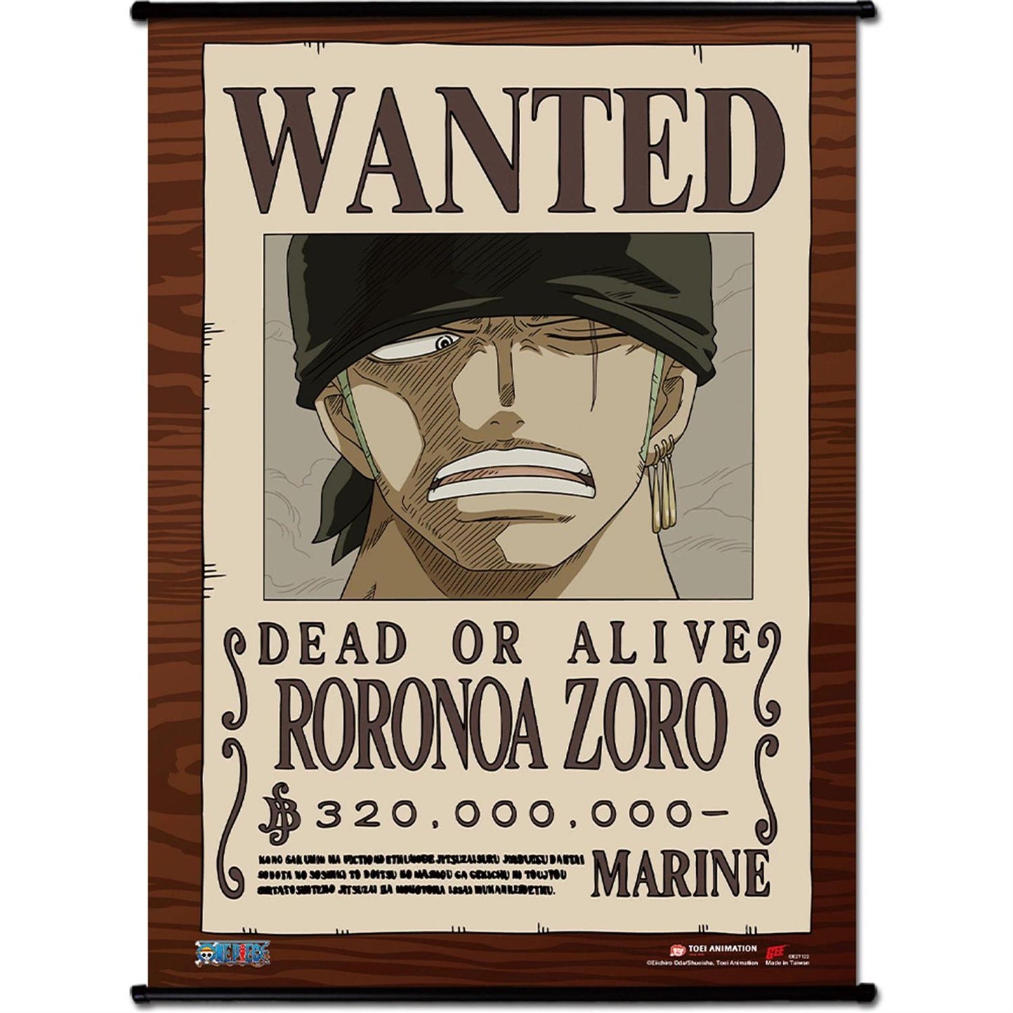 One Piece - Wanted Poster Roronoa Zoro