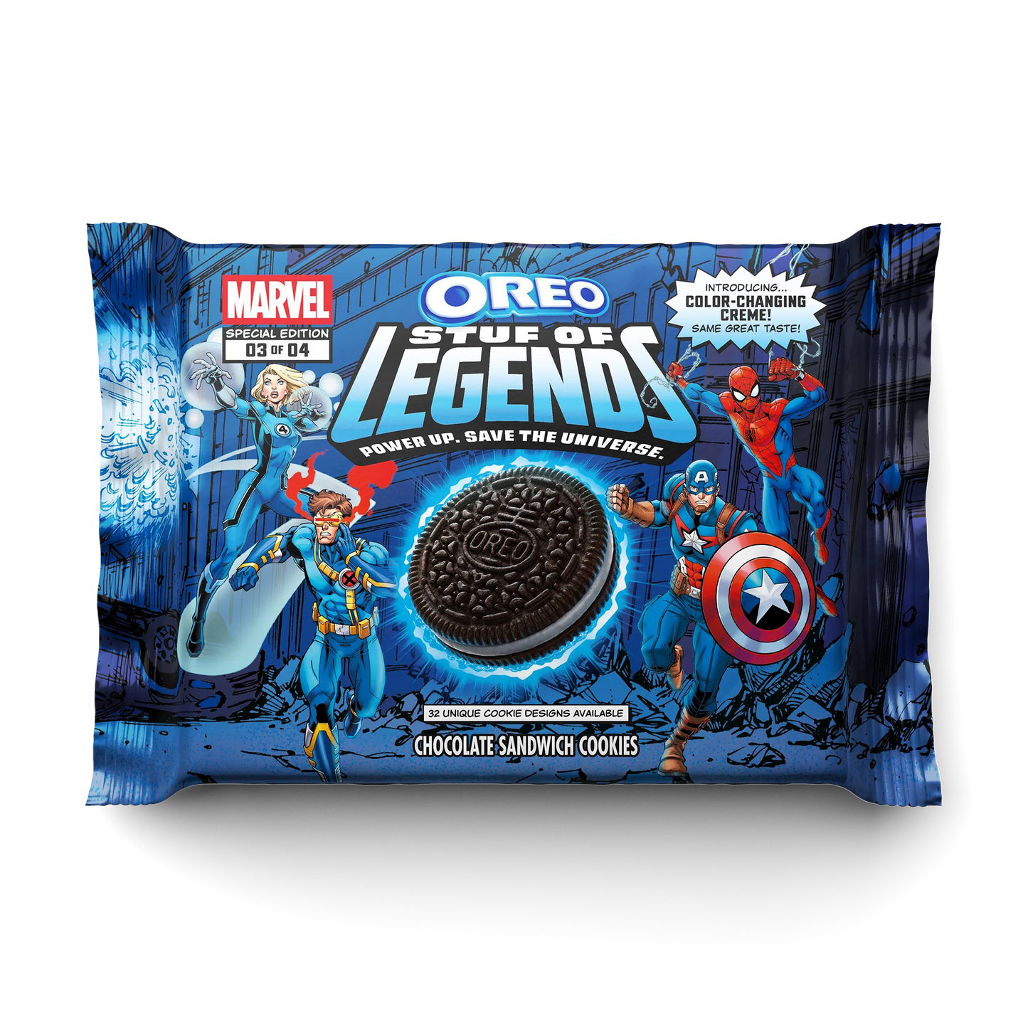 MARVEL OREO: The Stuf of Legends (10.68 oz - 1 of 4 collectible packages)