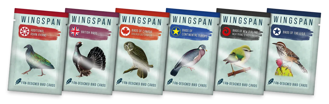 Wingspan Fan-Designed Bird Promo Packs: Set 1