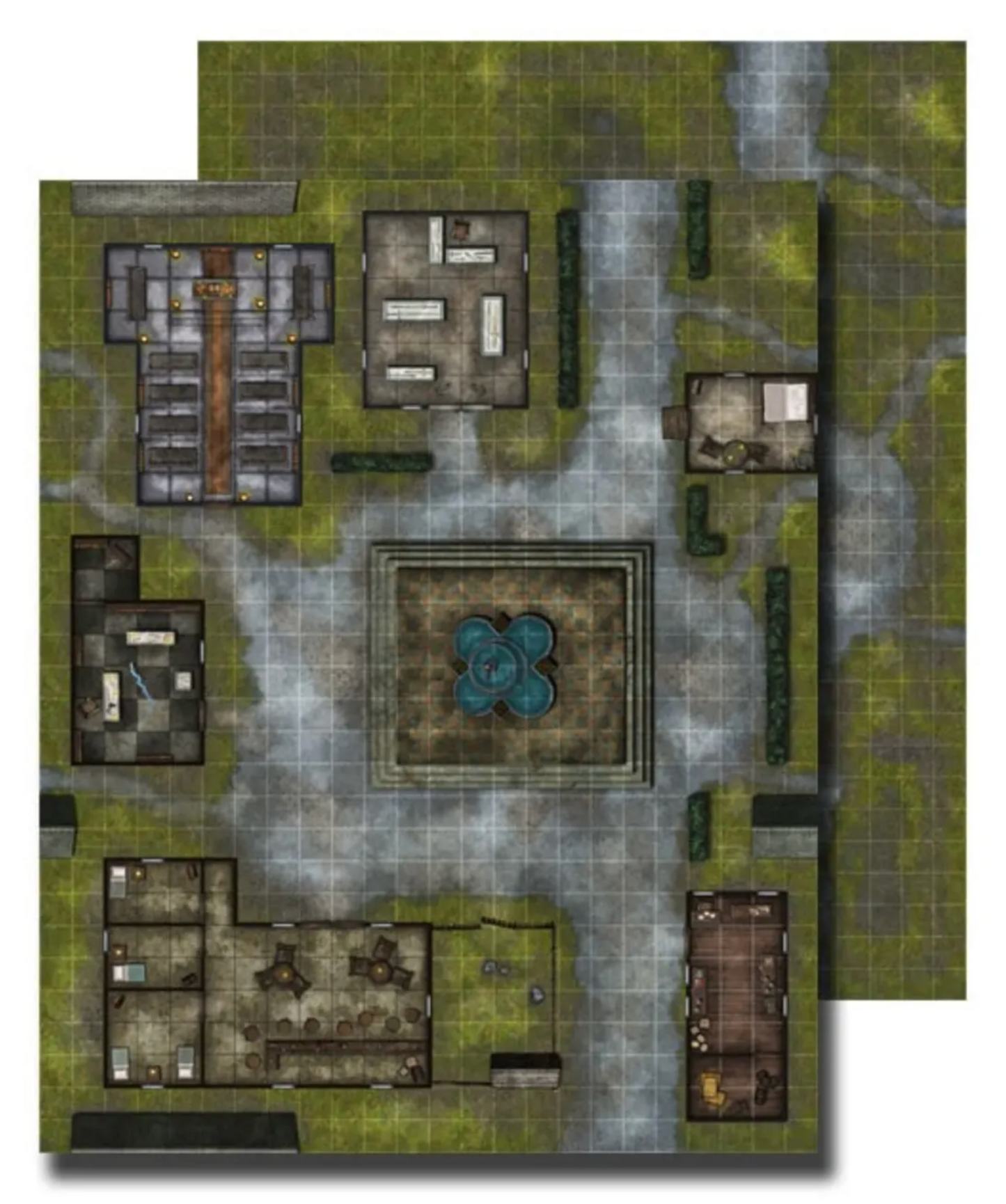 GameMastery: Flip-Mat - Village Square