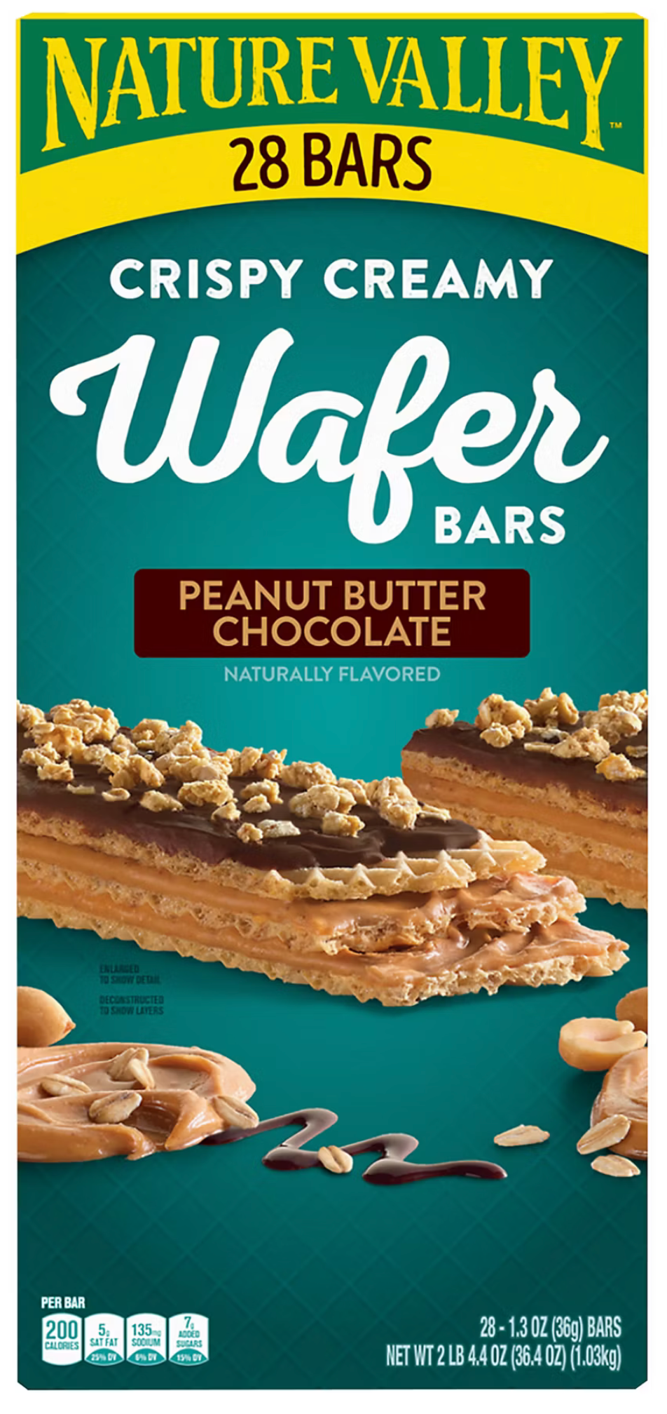 Nature Valley Crispy Wafer Bar, Peanut Butter Chocolate
