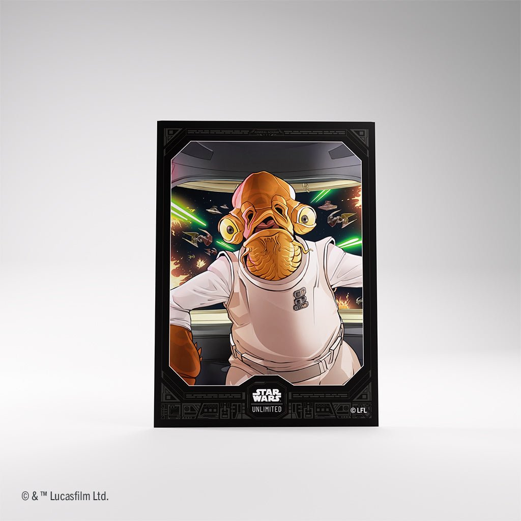 Admiral Ackbar Premium Art Sleeve - Star Wars: Unlimited - The Fourth Place