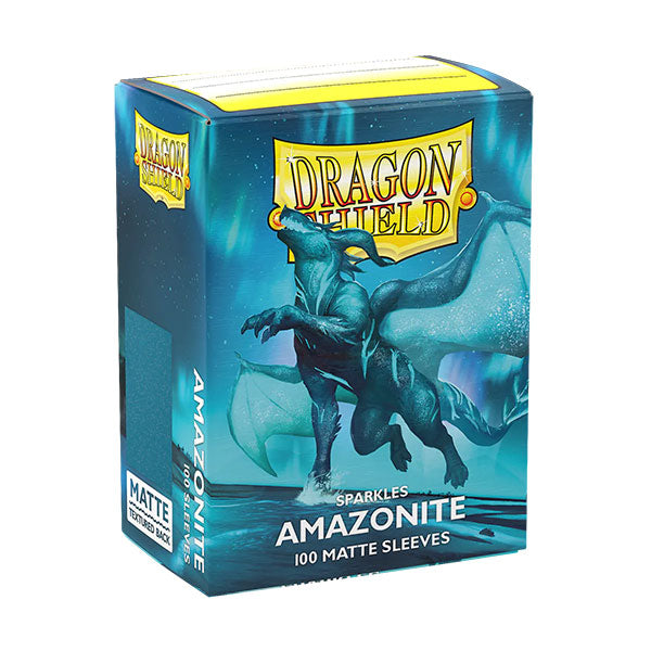 Dragon Shield Sleeves: Standard - Matte Sparkles: Amazonite (100)