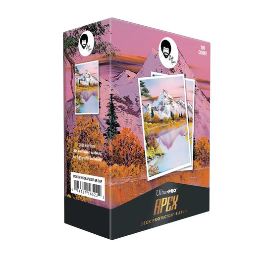 Apex Deck Protectors - Bob Ross - Mighty Mountain Lake (105ct) - The Fourth Place