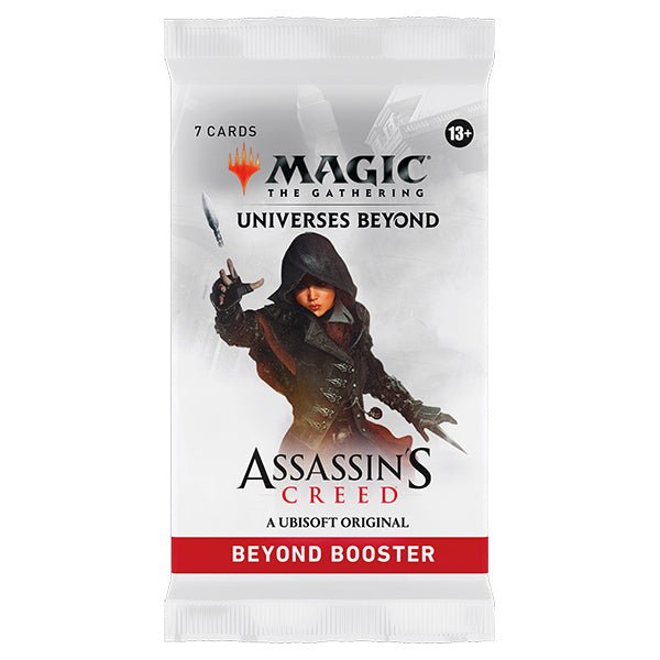 mtg universes beyond booster box Magic: The Gathering TCG Fallout Collector Get the best price on MTG Universes Beyond Assassins Creed Booster MTG: Universes Beyond- Final Fantasy