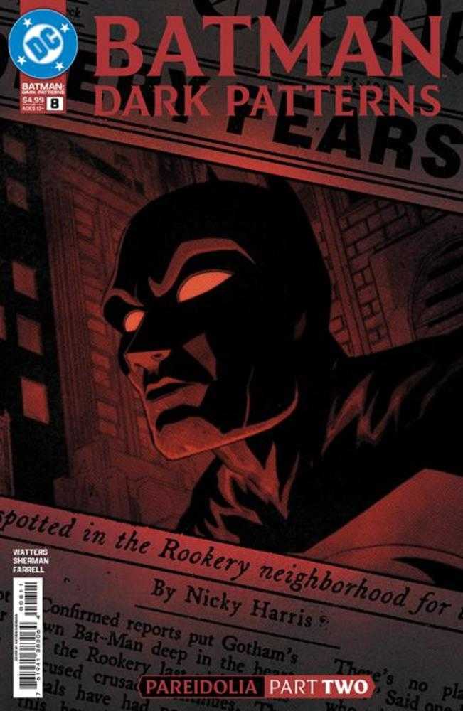 Batman Dark Patterns 8 (Of 12) Cover A Hayden Sherman - The Fourth Place