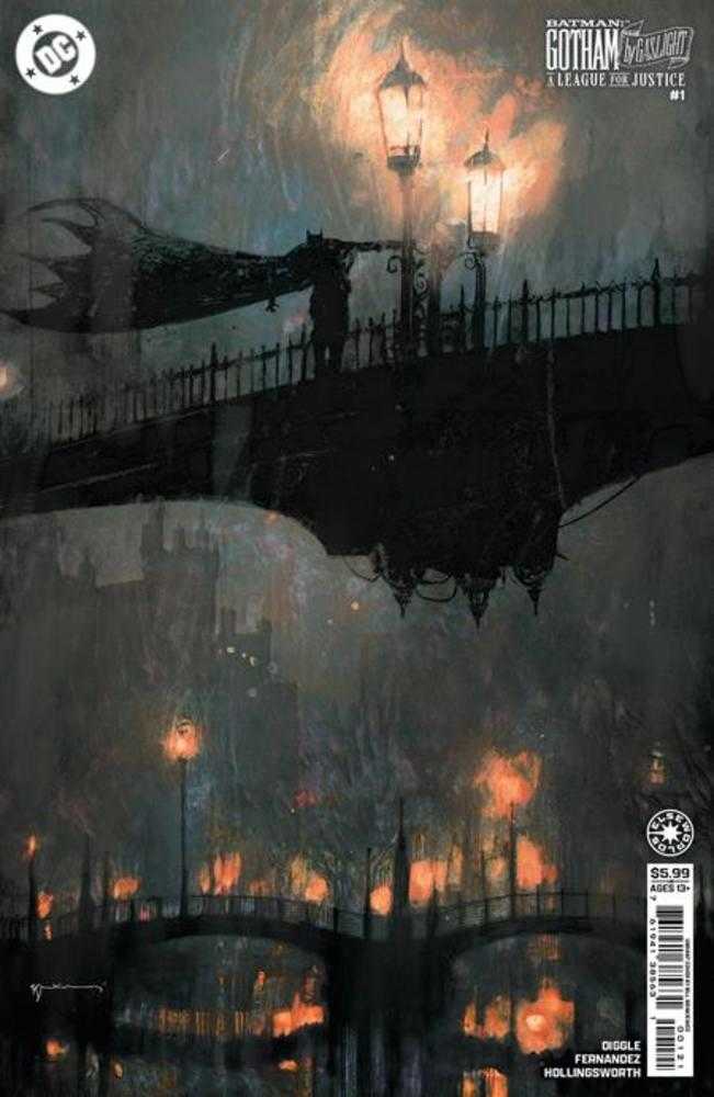 Batman Gotham By Gaslight A League For Justice 1 (Of 6) Cover C Bill Sienkiewicz Card Stock Variant - The Fourth Place