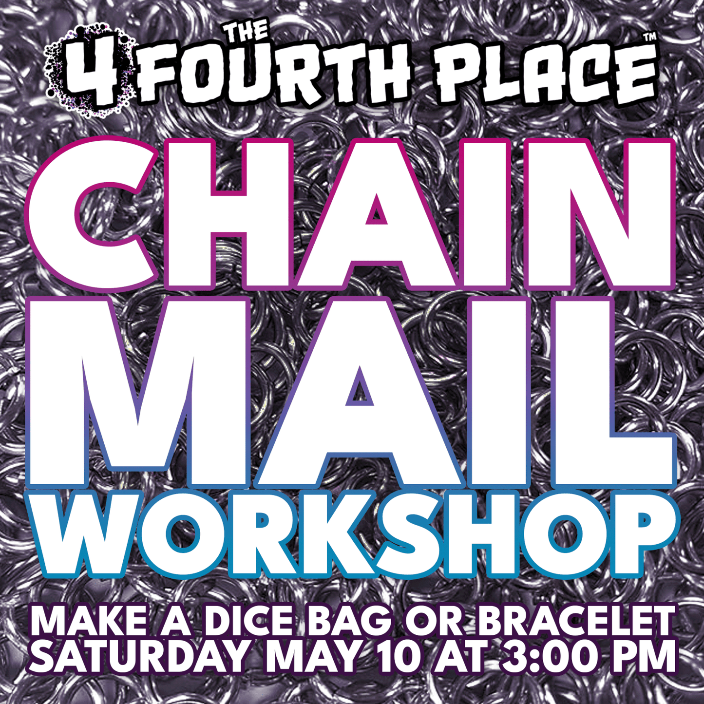 Box Chain Chainmail Bracelet Kit (Includes Pliers) - The Fourth Place