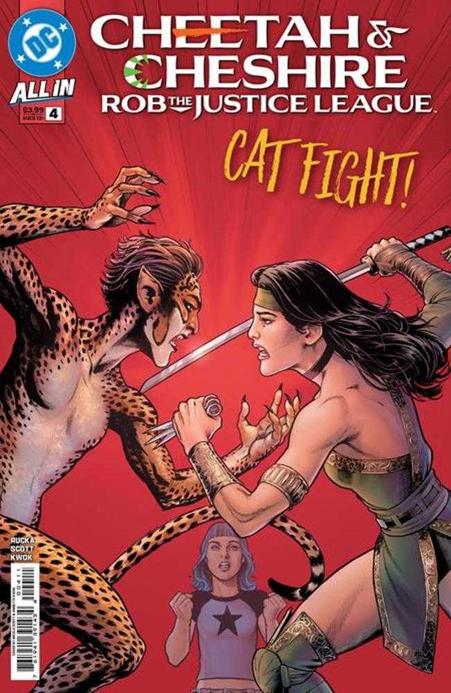 Cheetah And Cheshire Rob The Justice League 4 (Of 6) Cover A Nicola Scott - The Fourth Place