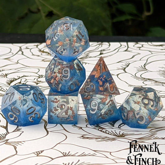 Cloud Palace – 7-Piece Sharp Edge Dice Set