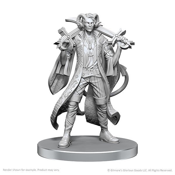 Critical Role Unpainted Miniatures: Wave 26 - Mollymauk Tealeaf & Caduceus Clay - The Fourth Place