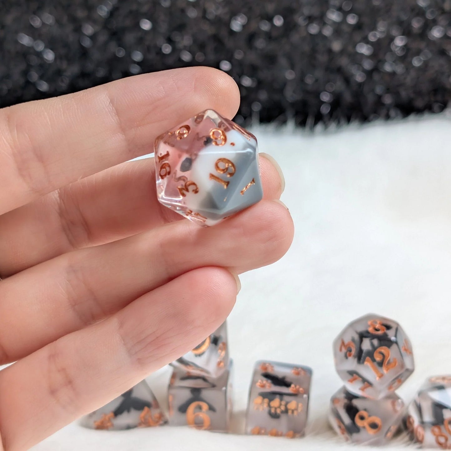 Crow - 8-Dice Set