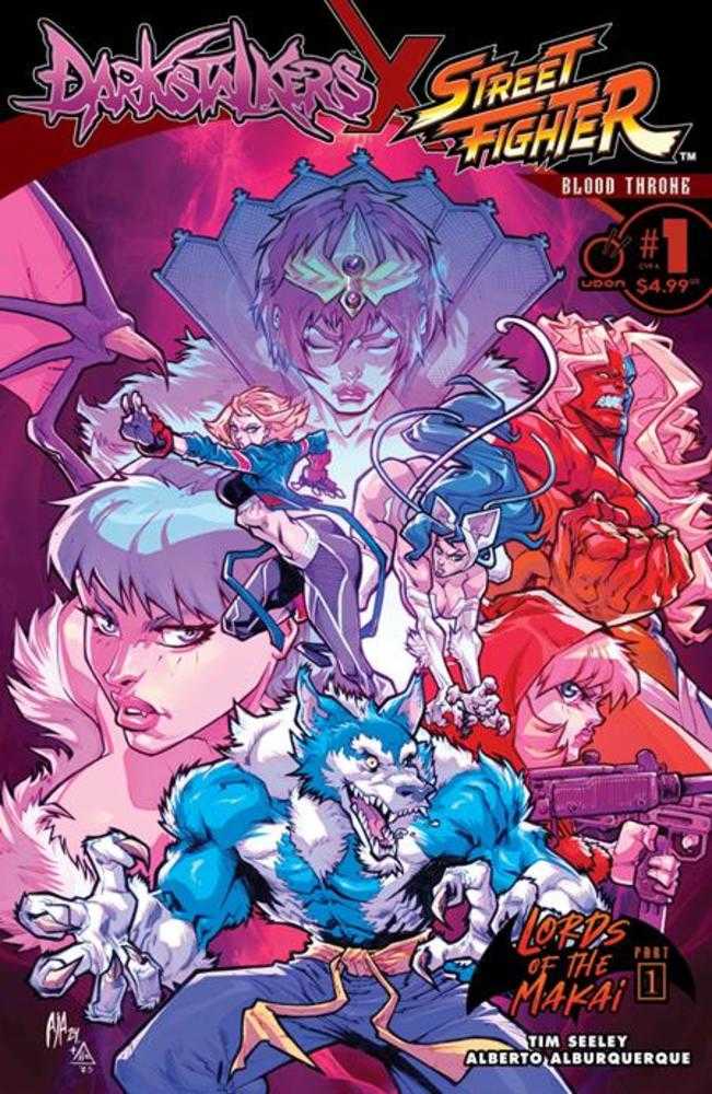 Darkstalkers X Street Fighter Blood Throne 1 (One Shot) Cover A Alberto Alburquerque Previously Foc'D On 4/28/2025 - The Fourth Place