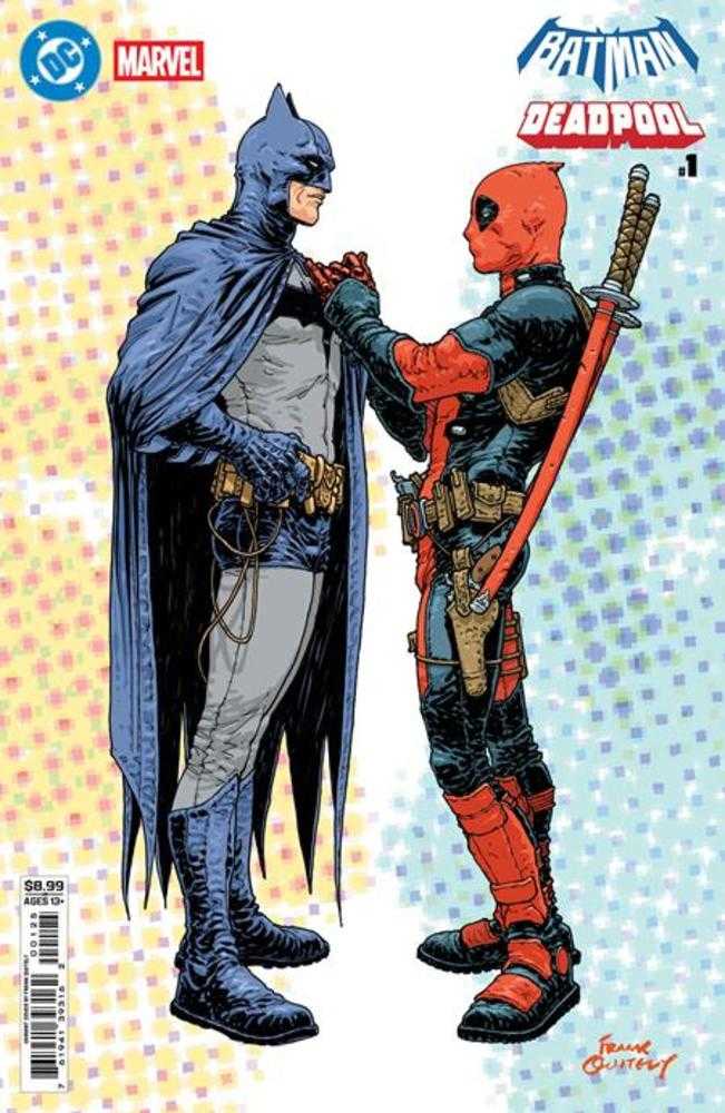 DC Marvel Batman Deadpool 1 (One Shot) Cover N Frank Quitely Batman Deadpool Card Stock Variant - The Fourth Place