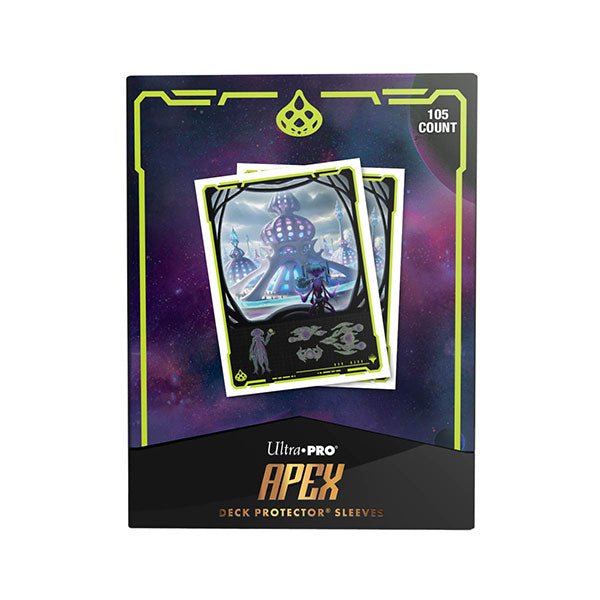 Edge of Eternities 105ct Apex Deck Protector Sleeves Blue Mythic Edge of Eternities 105ct Apex Deck Protector Sleeves Blue Mythic