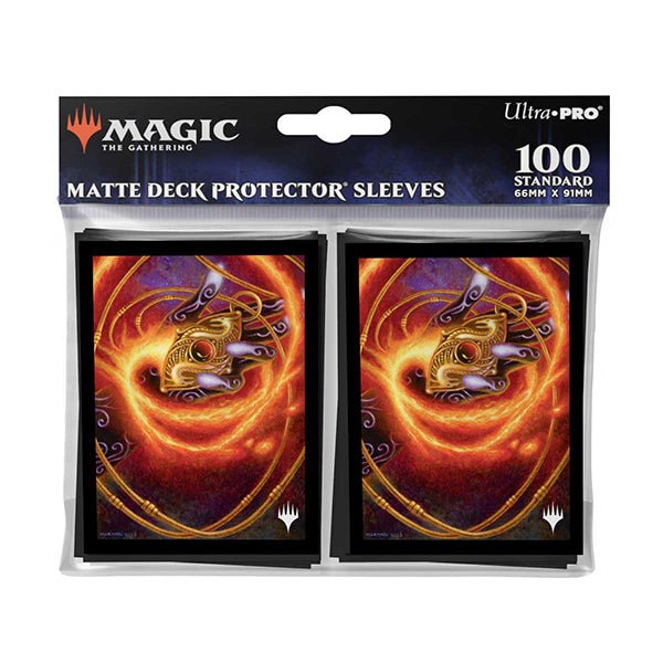 Ultra Pro Ruby Medallion Deck Protector Sleeves (100) - Modern Horizons 3 Ultra Pro Ruby Medallion Deck Protector Sleeves (100) - Modern Horizons 3