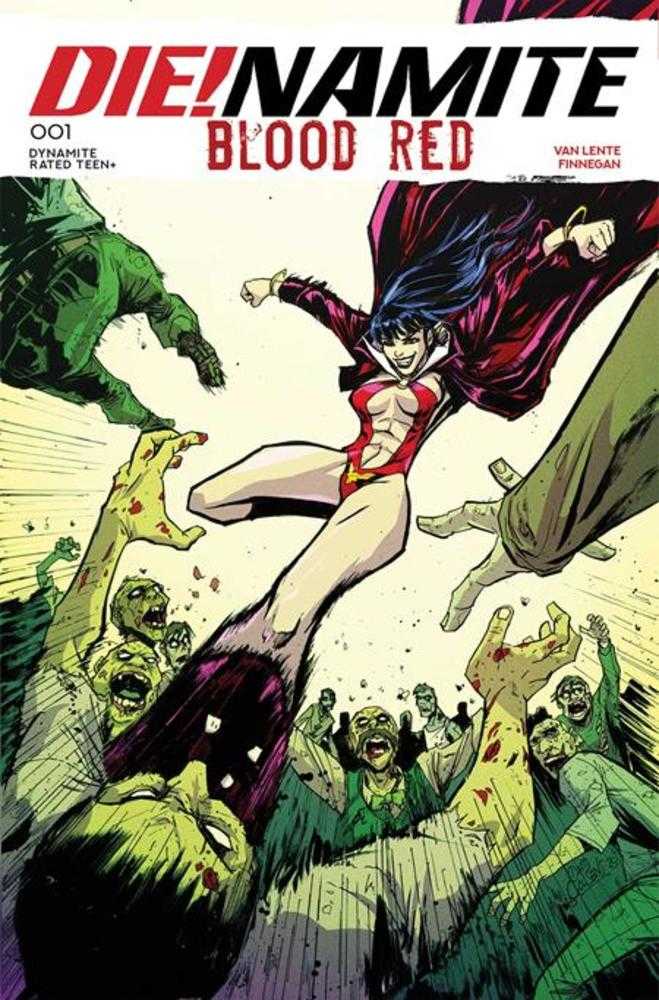 Dienamite Blood Red 1 Cover C David Cousens Variant - The Fourth Place