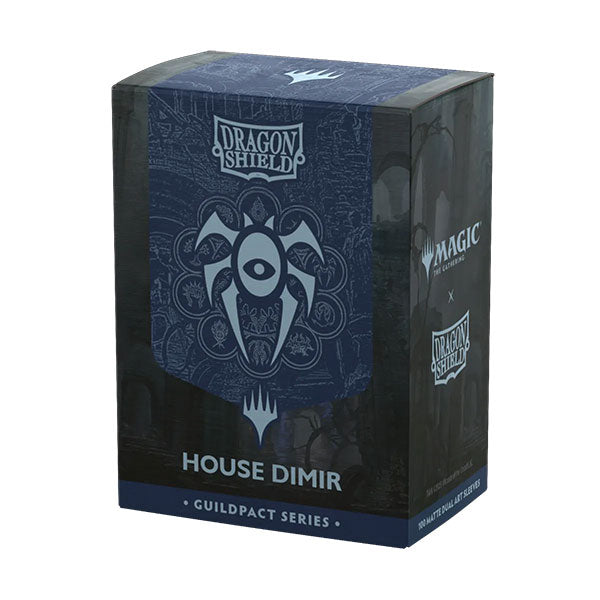 Dragon Shield Sleeves: Dual Matte 'Guildpact Series- 'House Dimir' (100 ct.)