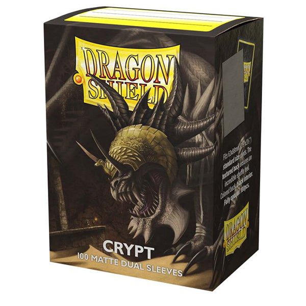 Dragon Shield Card Sleeves: Standard DUAL - Matte Crypt - The Fourth Place