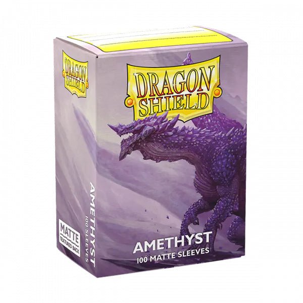 Dragon Shield Sleeves: Standard - Matte Amethyst (100 ct.) - The Fourth Place