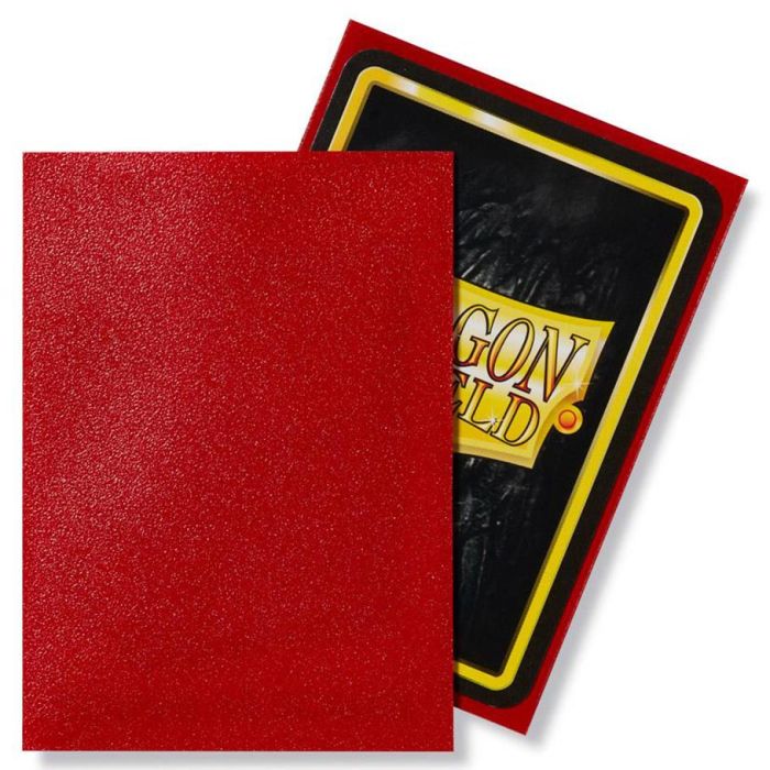 Dragon Shield Sleeves: Standard - Matte Ruby (100 ct.) - The Fourth Place