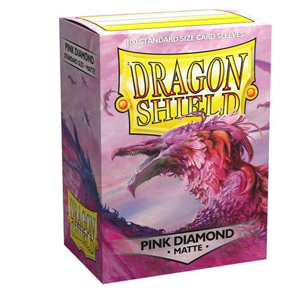 Dragon Shield Sleeves: Standard - Pink Diamond (100 ct.) - The Fourth Place