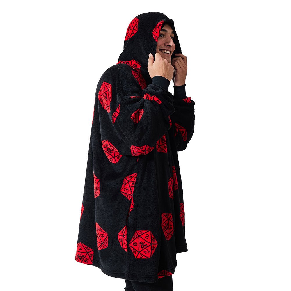 Dungeons & Dragons D20 Hoodie Blanket - The Fourth Place