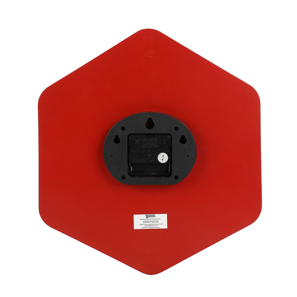 Dungeons & Dragons Dice Sculpted Wall Clock - The Fourth Place
