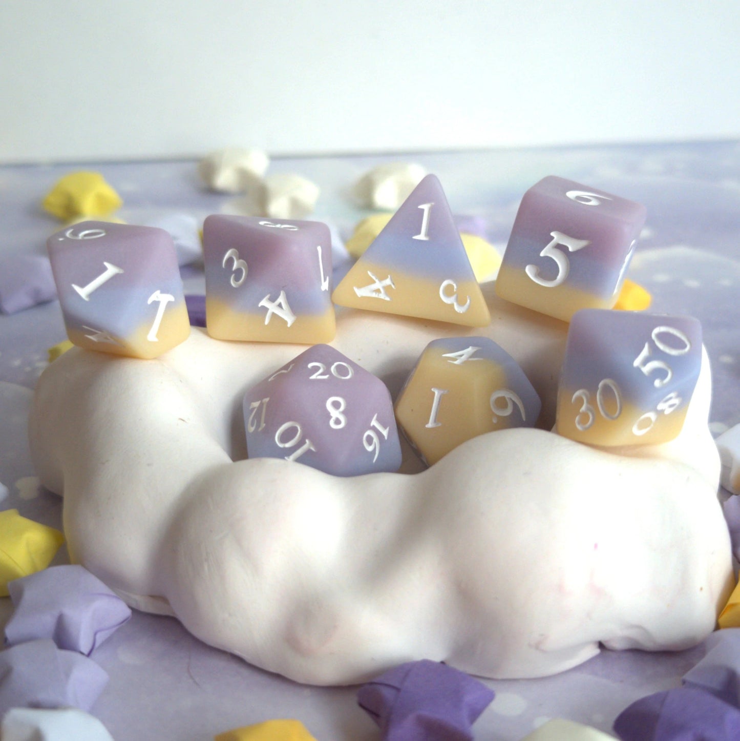 Dusk - 7 - Piece Dice Set - The Fourth Place