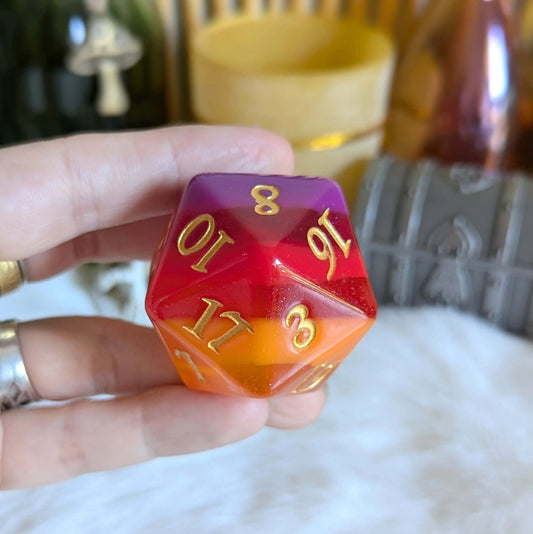 Emberstorm Large D20 - The Fourth Place