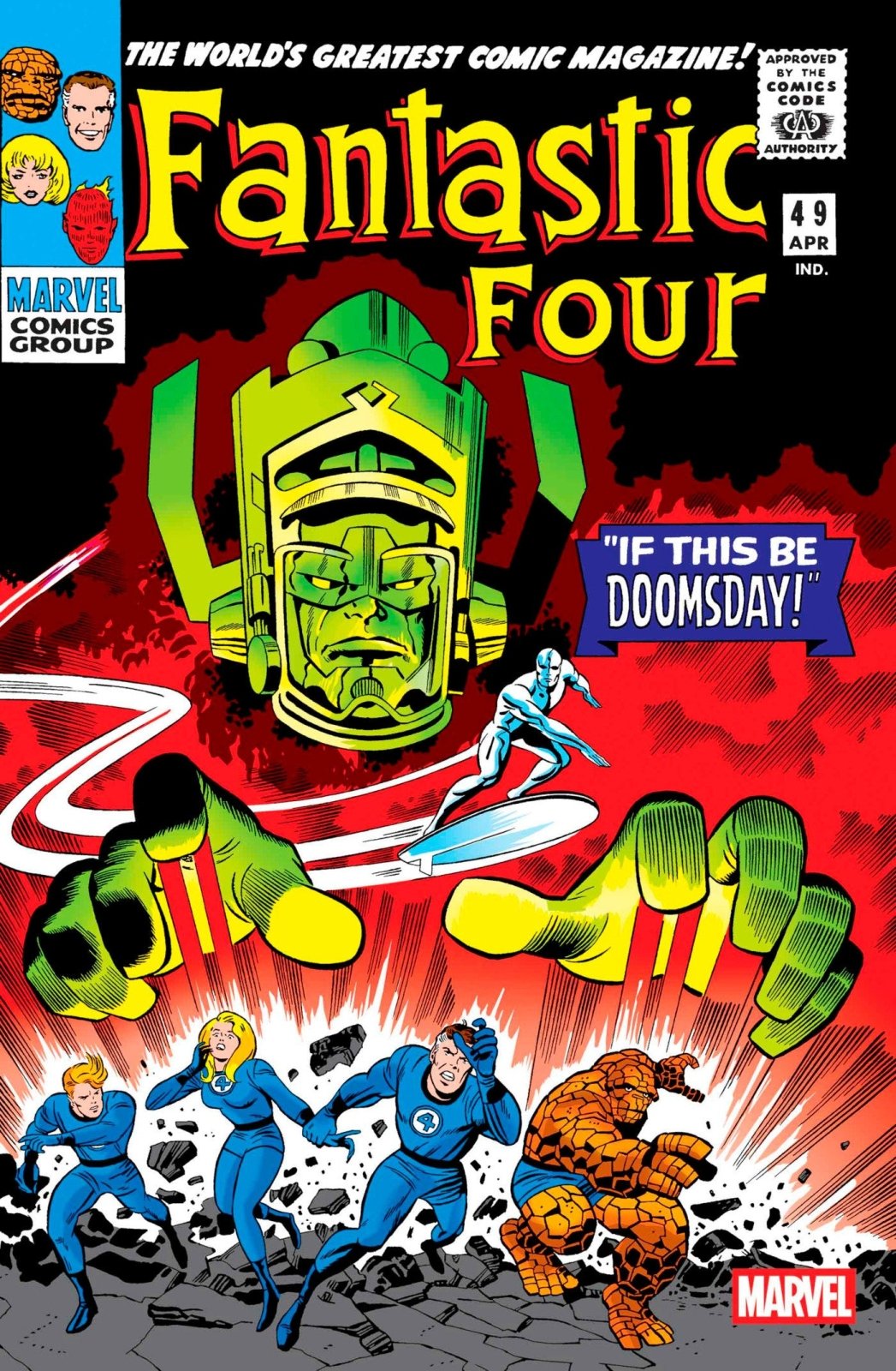 Fantastic Four 49 Facsimile Edition - The Fourth Place