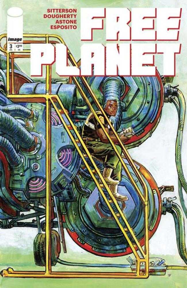 Free Planet 3 Cover B Jed Dougherty Ladder Variant - The Fourth Place