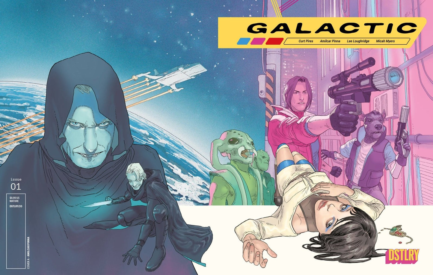 Galactic 1 Cover A Amilcar Pinna - The Fourth Place