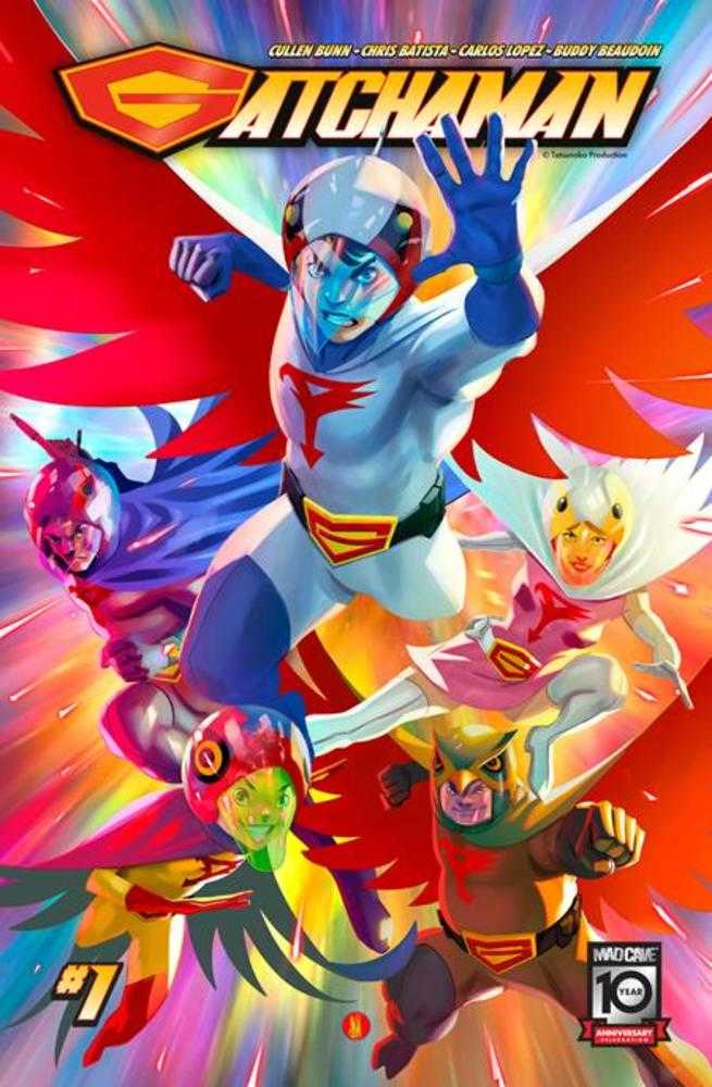 Gatchaman #1 Cover A Inaki Miranda - The Fourth Place