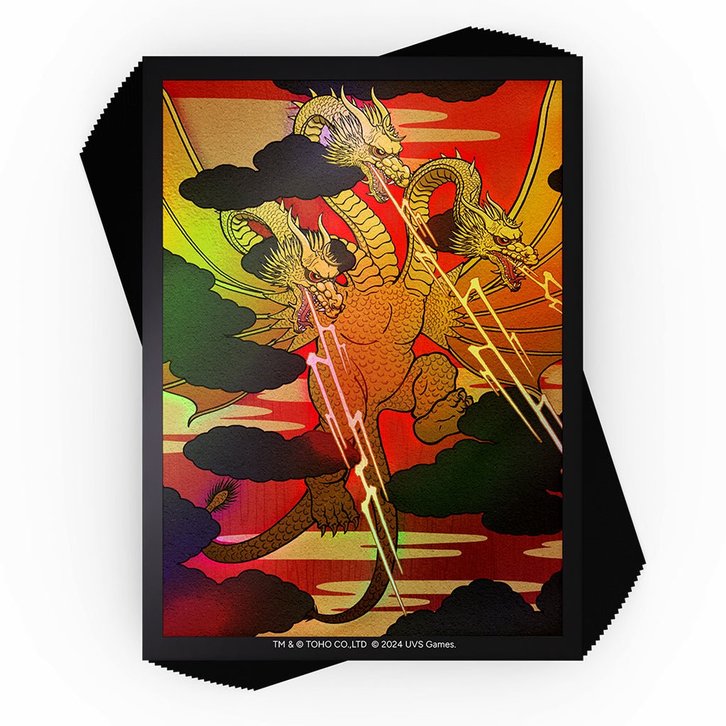 Godzilla Card Sleeves: King Ghidorah (100ct)