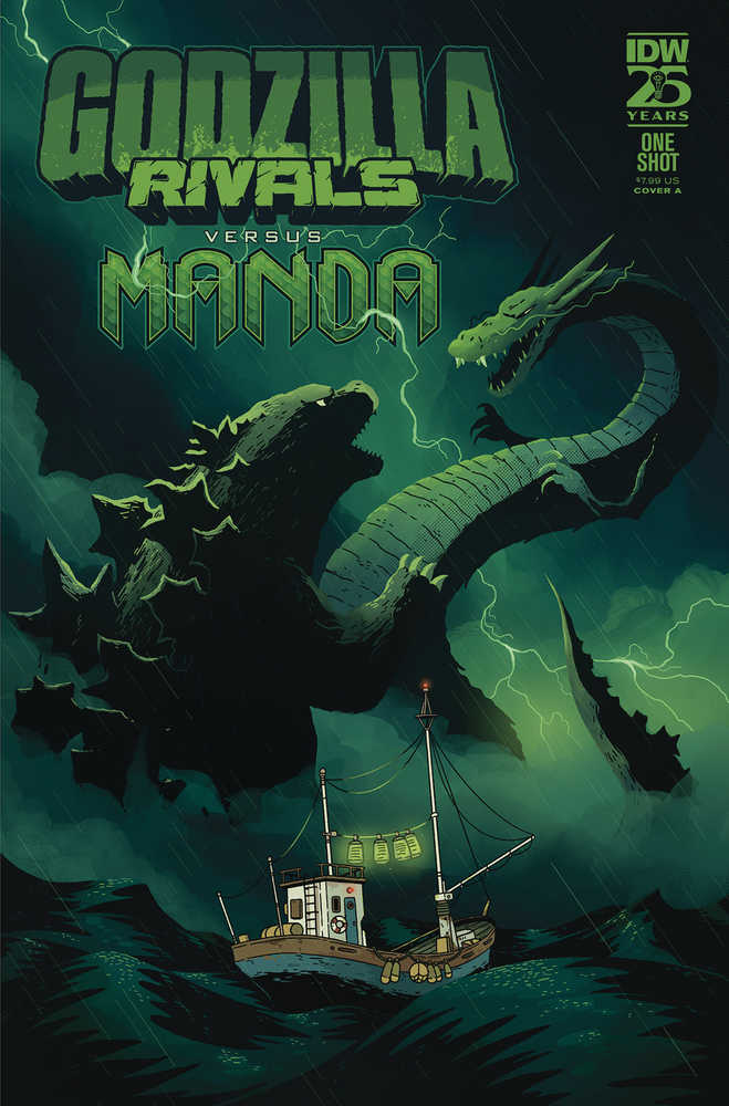 Godzilla Rivals vs Manda #1 Cover A Lawrence - The Fourth Place