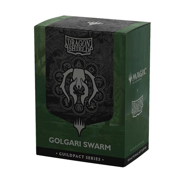 Dragon Shield Sleeves: Dual Matte 'Guildpact Series- 'Golgari Swarm' (100 ct.)