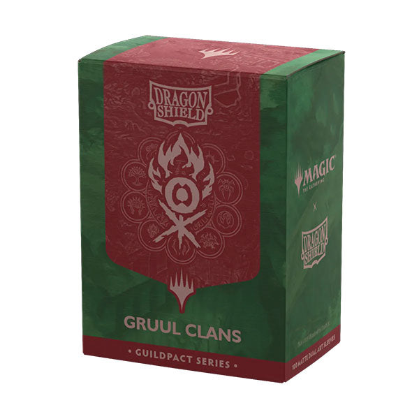 Dragon Shield Sleeves: Dual Matte 'Guildpact Series- 'Gruul Clans' (100 ct.)