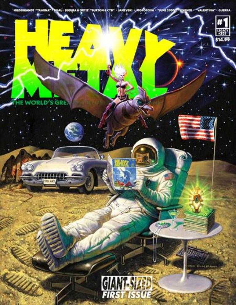 Heavy Metal Magazine 1 Cover A Hildebrandt (Mature) - The Fourth Place