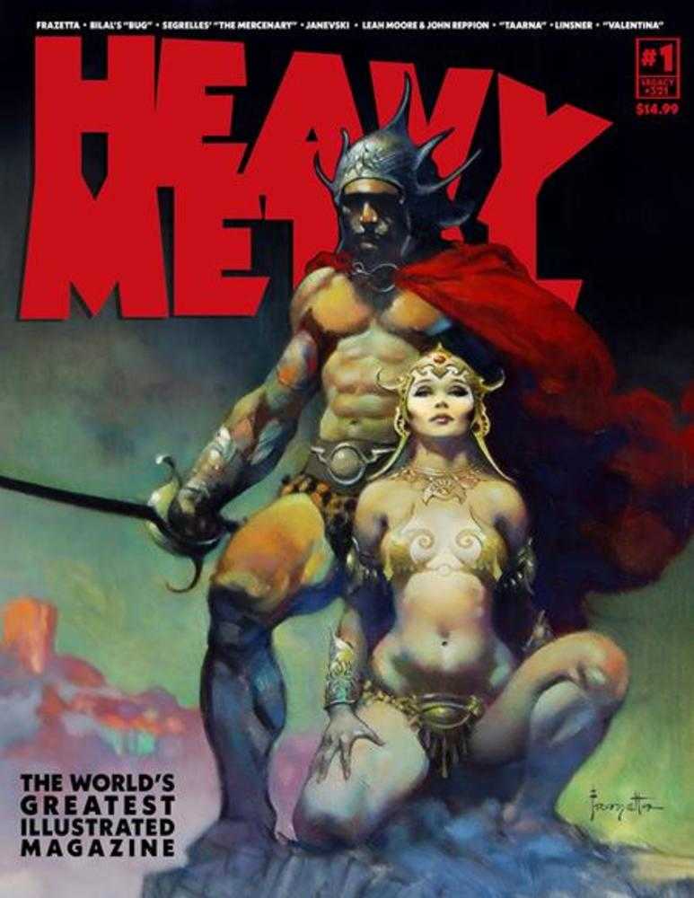 Heavy Metal Magazine 1 Cover B Frazetta (Mature) - The Fourth Place
