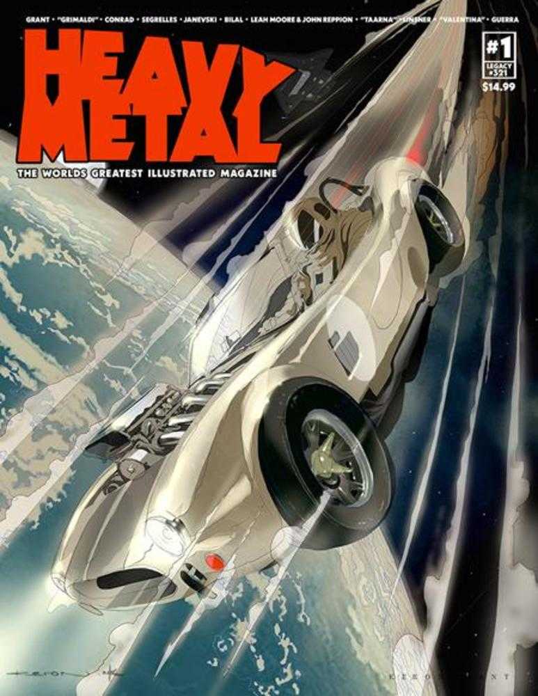 Heavy Metal Magazine 1 Cover D Grant Grimaldi (Mature) - The Fourth Place