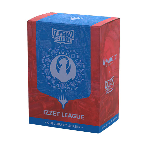 Dragon Shield Sleeves: Dual Matte 'Guildpact Series- Izzet League' (100 ct.)