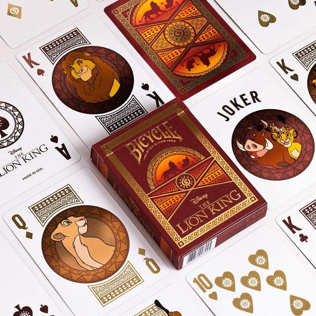 Bicycle Lion King Inspired Playing Cards