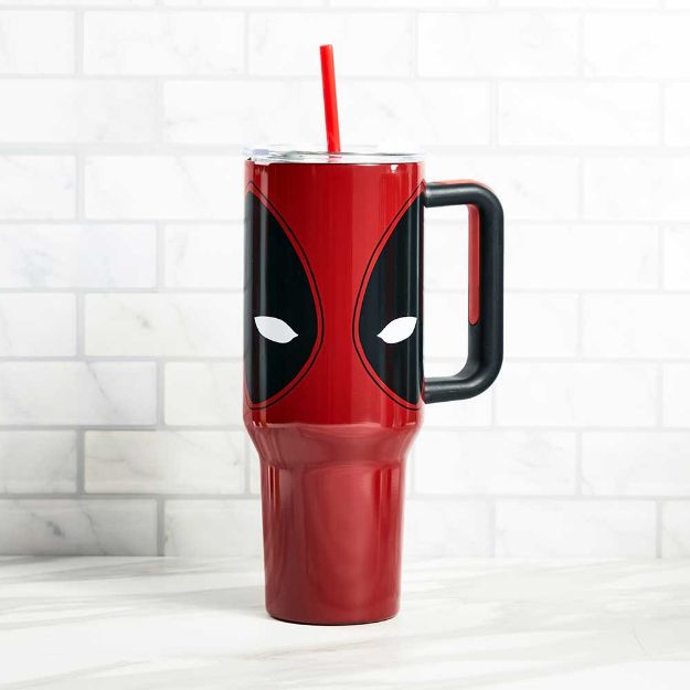 MARVEL DEADPOOL 40 OZ. STAINLESS STEEL TUMBLER - The Fourth Place