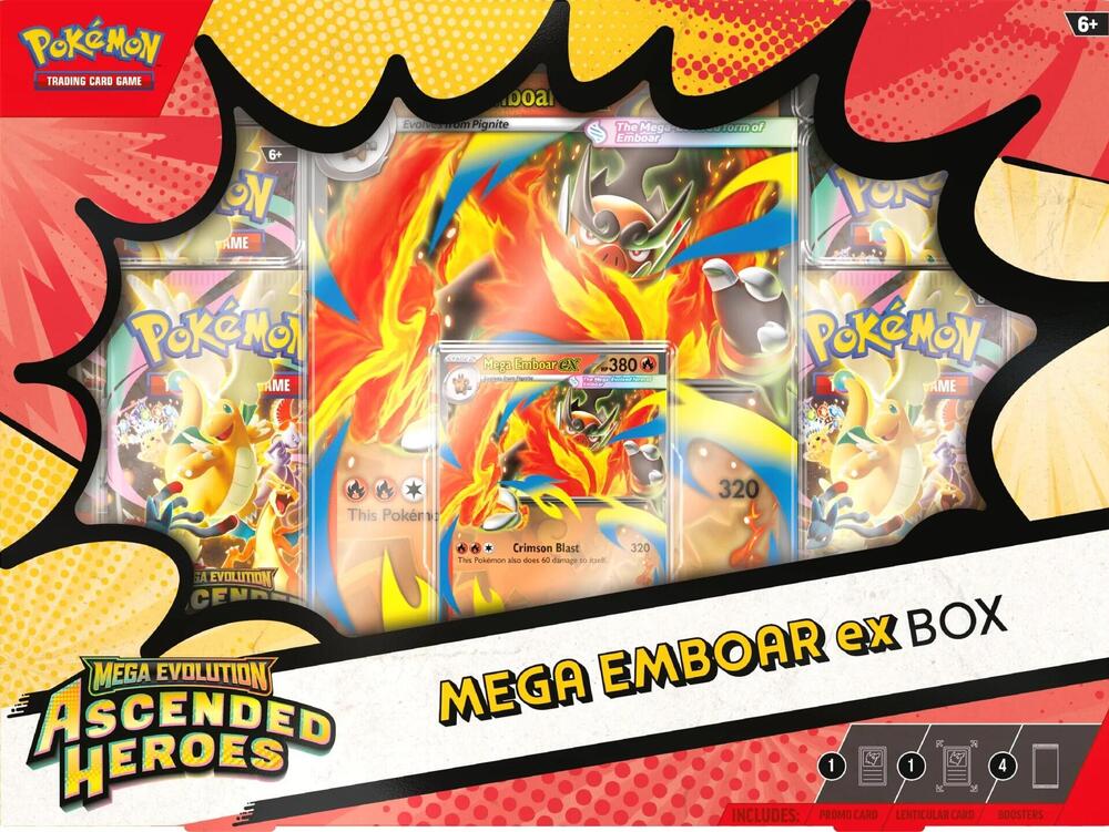 Mega Emboar ex Box - Pokemon TCG
