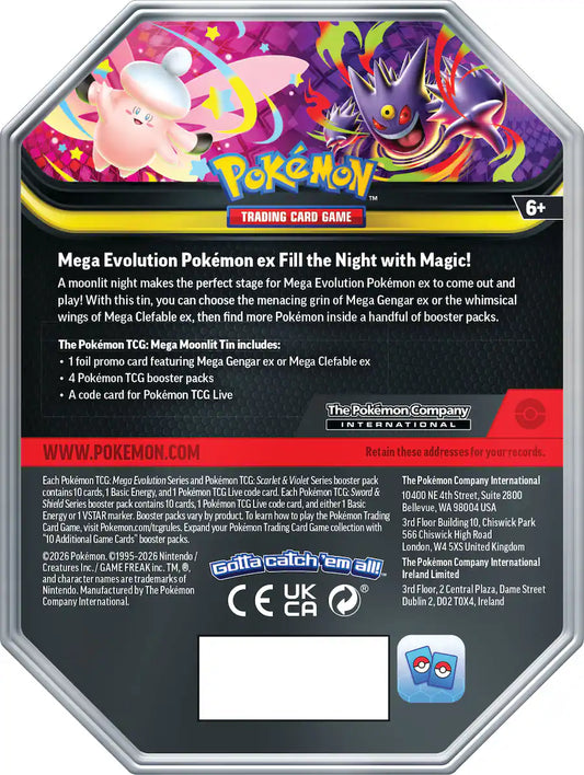 Mega Moonlit Tin - Pokémon TCG